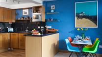 The open plan living space means the whole family can spend quality time together.