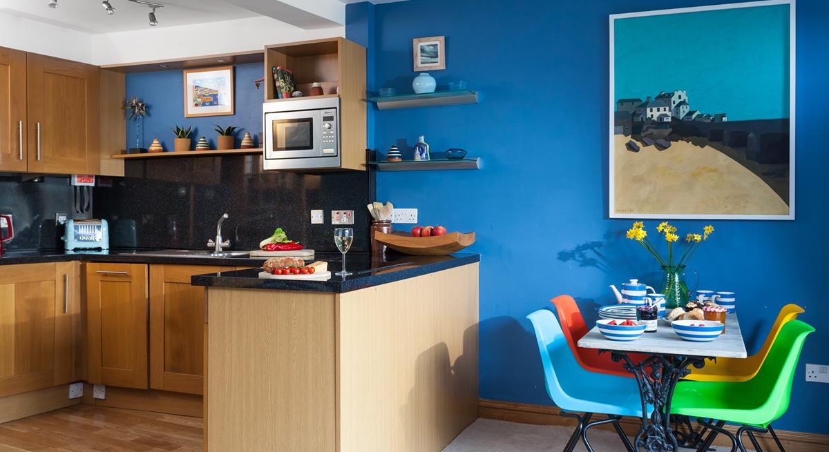 The open plan living space means the whole family can spend quality time together.