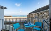 Enjoy afternoon tea in the sunshine with enviable views of St Ives. - Thumbnail Image