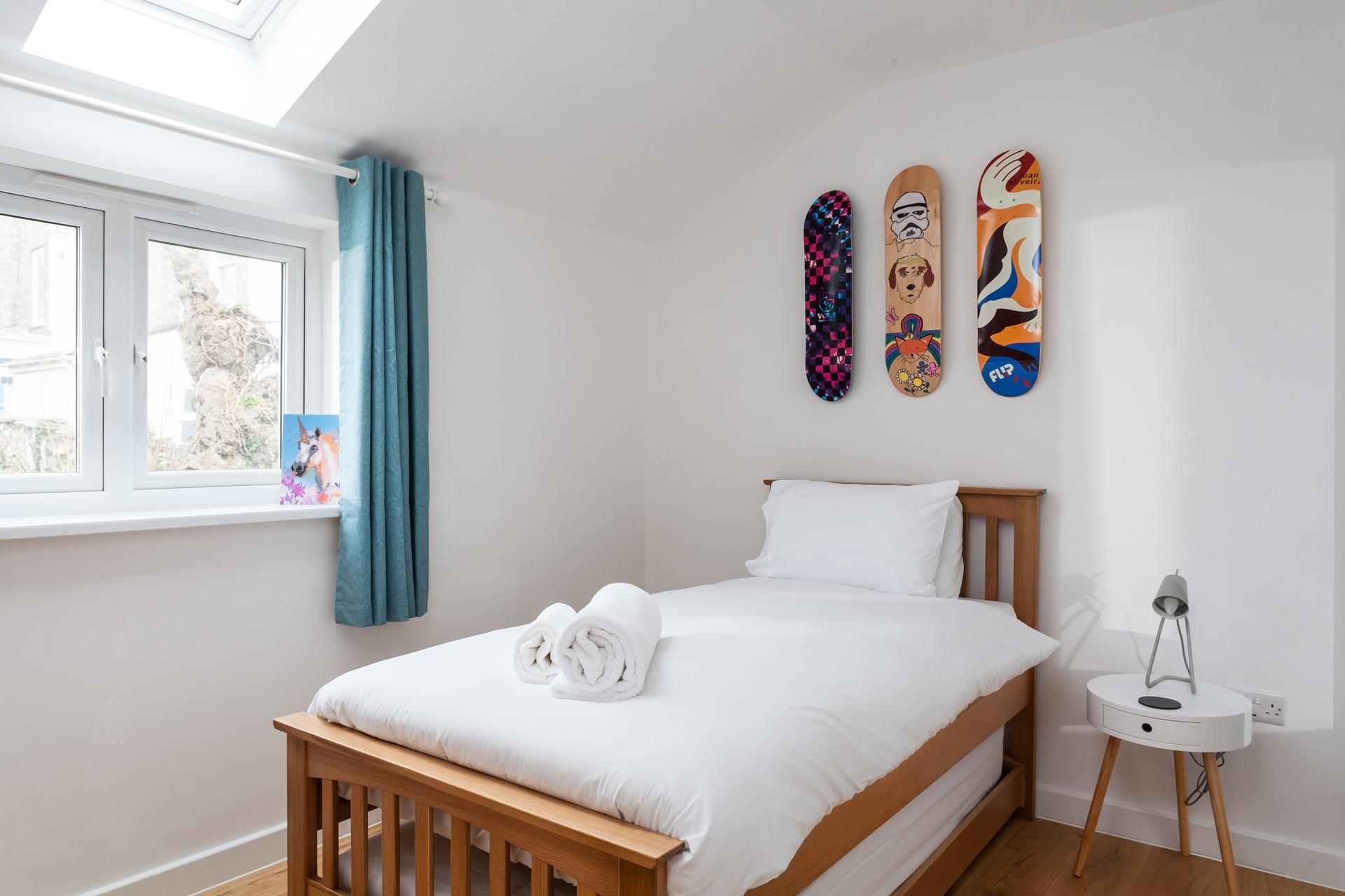 The single room can also be made up as a twin.