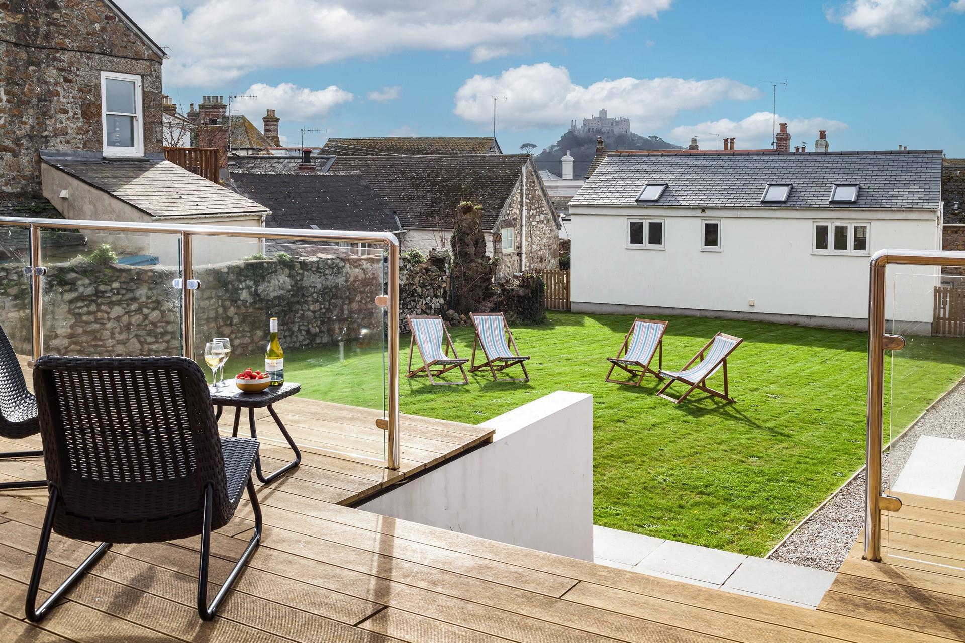 Spend evenings soaking up the sun in your garden.