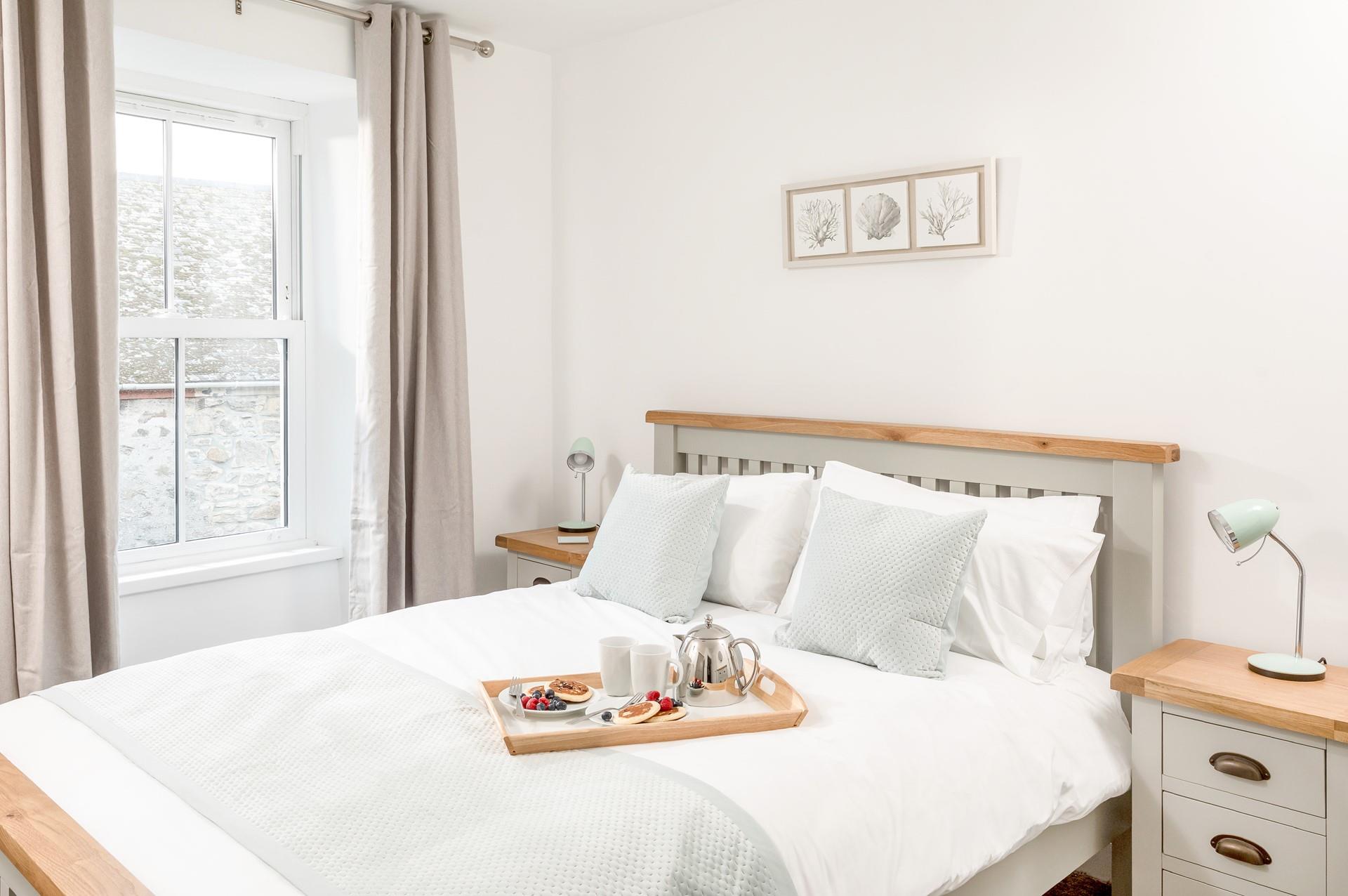 Treat yourself to breakfast in bed, you are on holiday after all.