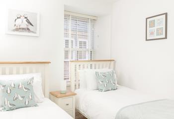 Bedroom 2 has twin beds, perfect for the little ones.