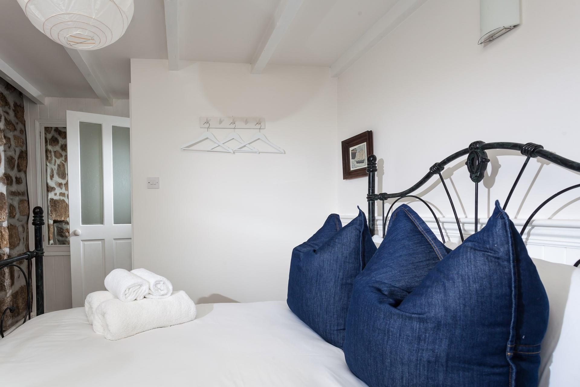 Soft fluffy towels await you after a hot shower.