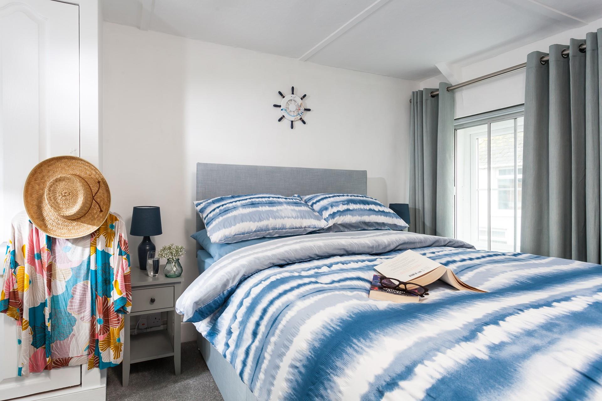 Wake up feeling well-rested and refreshed after a peaceful night's sleep in this serene space. 