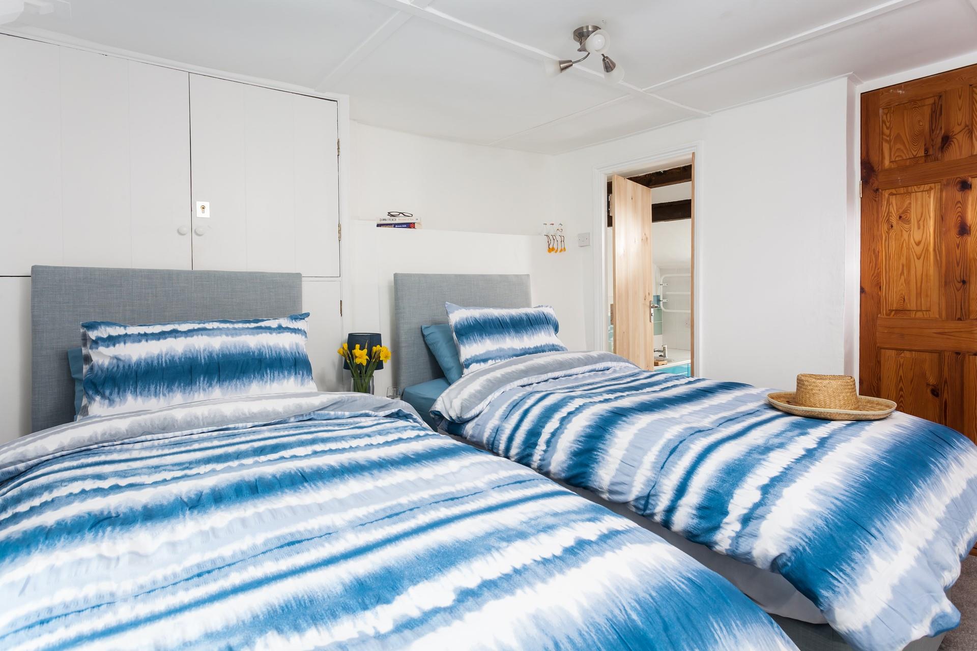 The second bedroom can be prepared as a twin or a super king to suit various groups. 