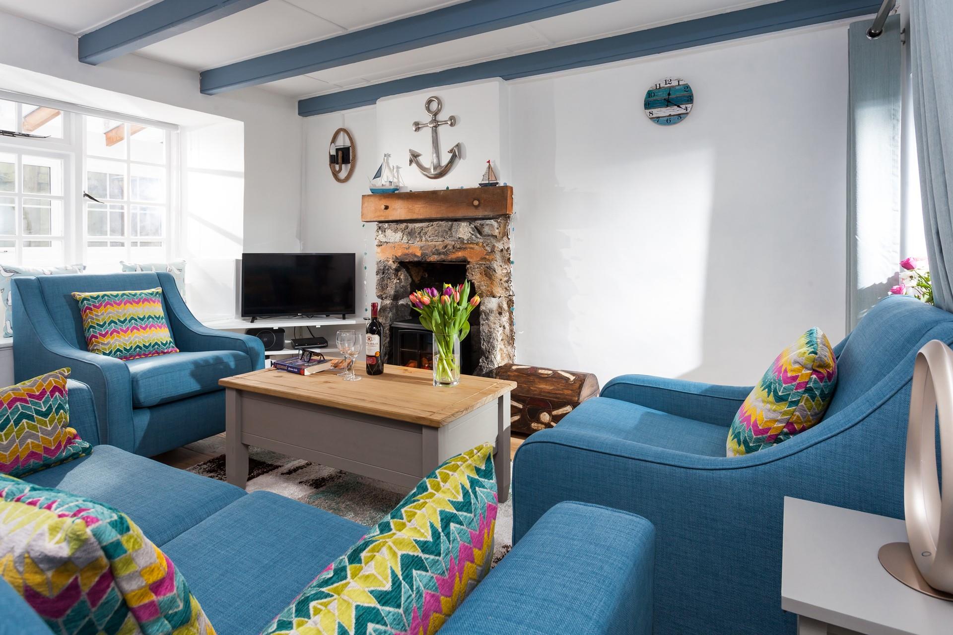 This cosy space is the perfect place to wind down after a busy day out and about. 