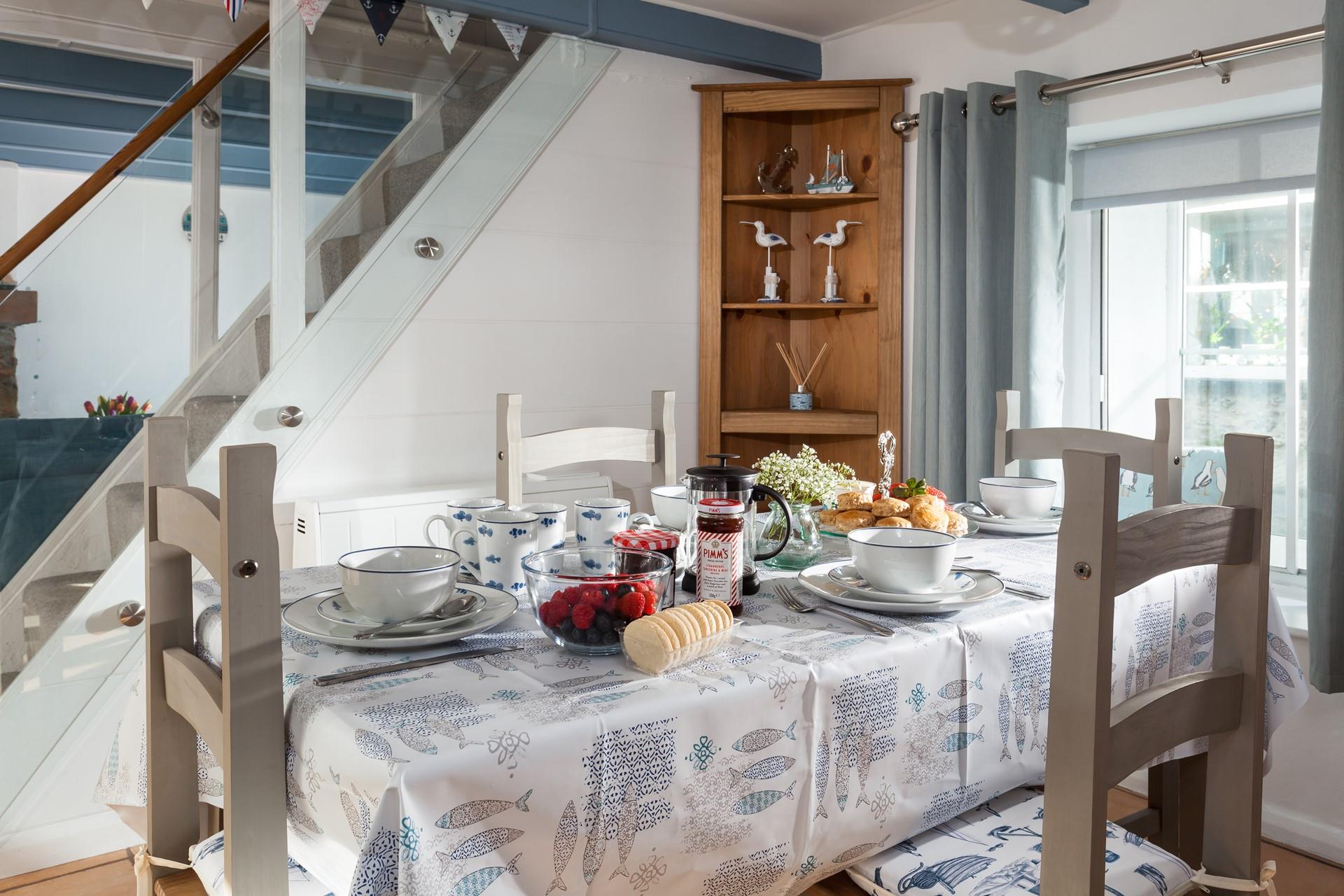 Set yourself up for a day of fun at the beach by devouring a delicious Cornish breakfast.