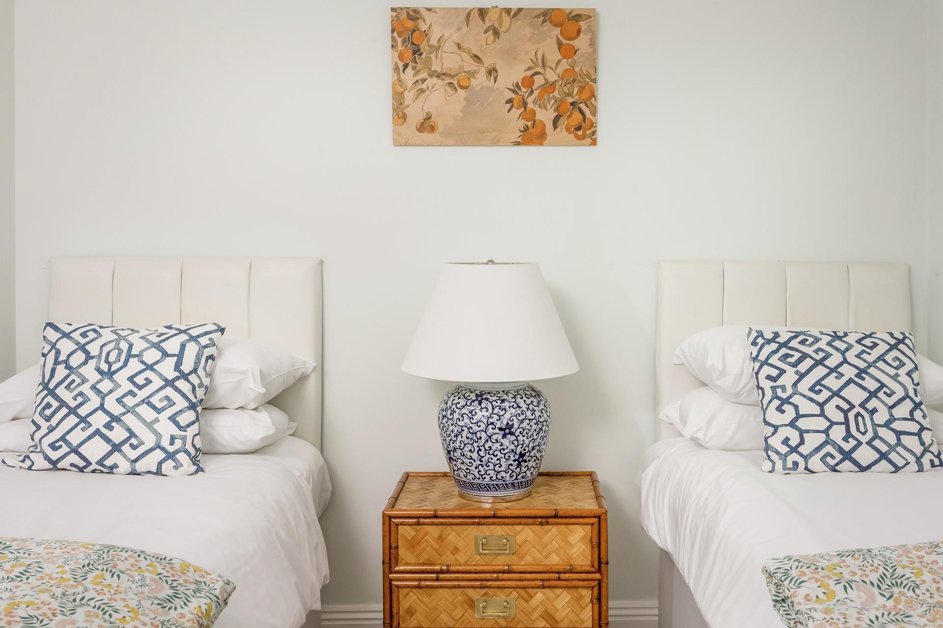 The twin room is perfect for kids or adults to rest after a long day.