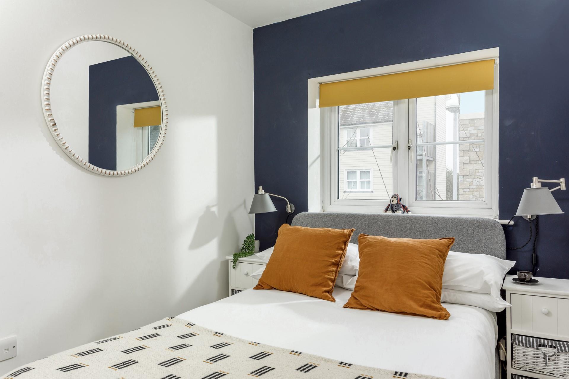 Bedroom 3 has a double bed, perfect for a dreamy night's sleep after spending an evening at The Watermill oub nearby.