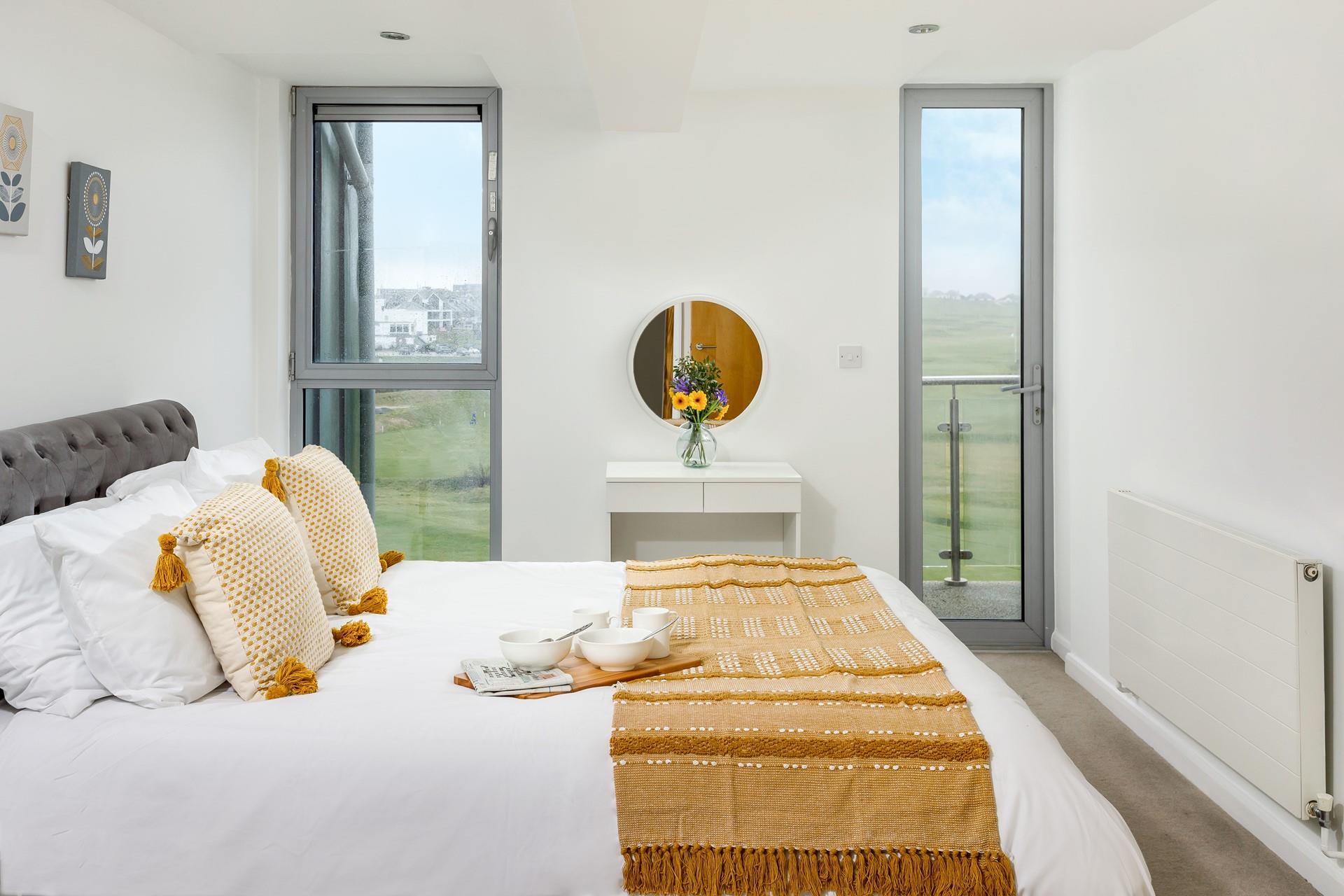 Drift into a peaceful night's sleep after a fun filled beach day. 