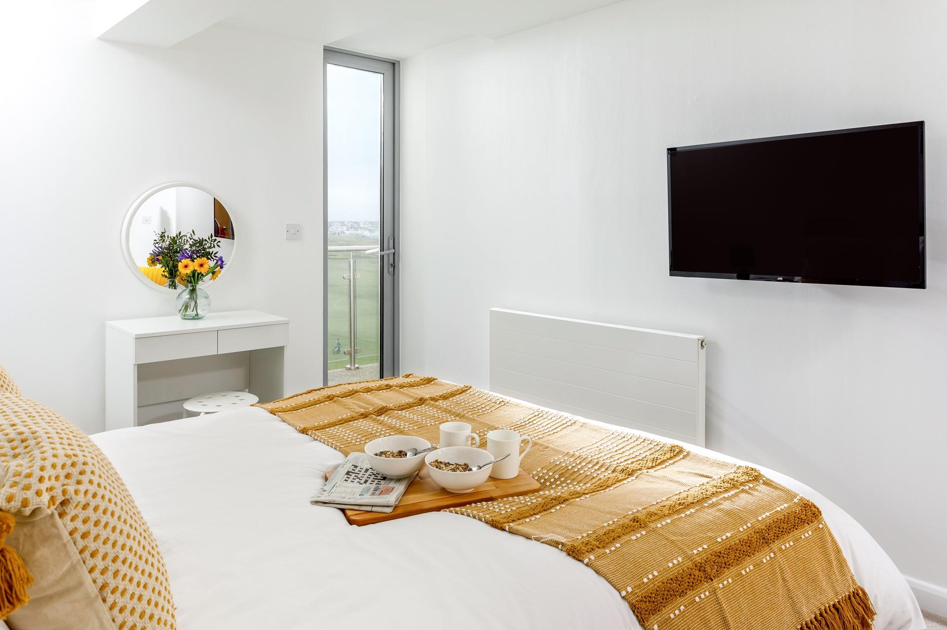 Enjoy mornings lazing in bed before heading out to explore the north coast.