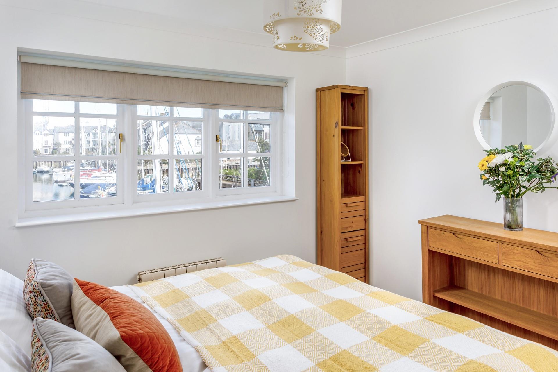 Snuggle into the cosy sheets after a day of exploring the south coast.