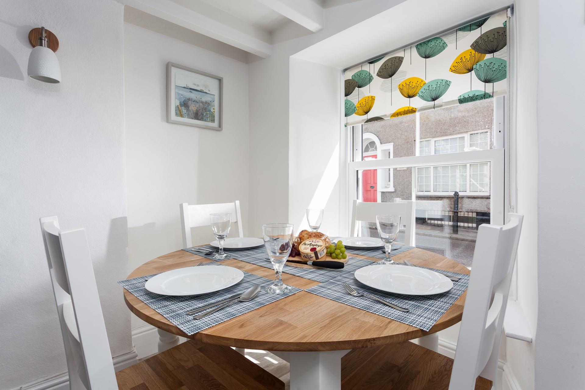 Watch the world go while making your days plans over breakfast.