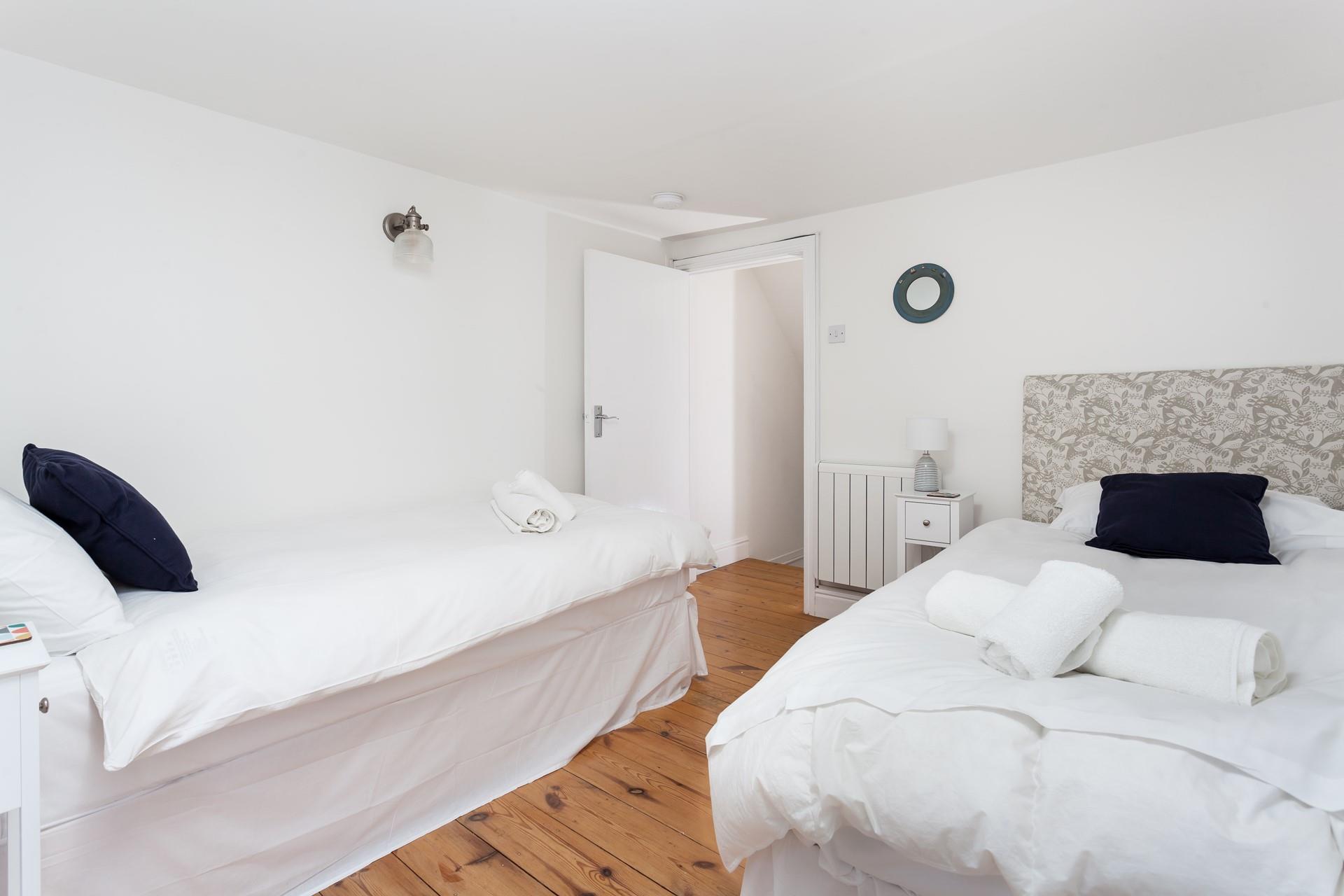 The twin room is perfect for the kids to settle into each night.