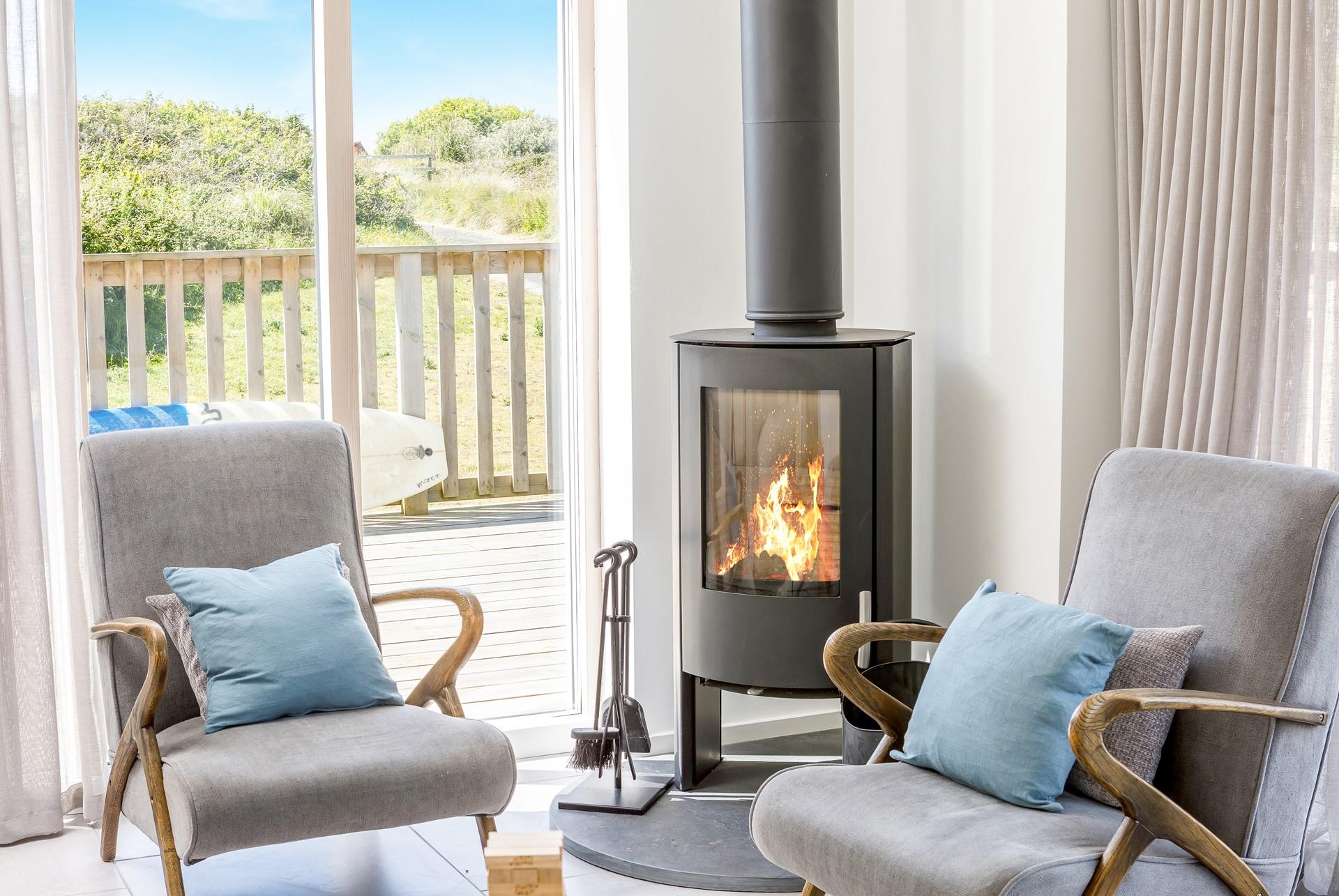 In the chilly winter months sit by the warmth of the woodburner and listen to the crackle in the background for the ultimate cosy evening.