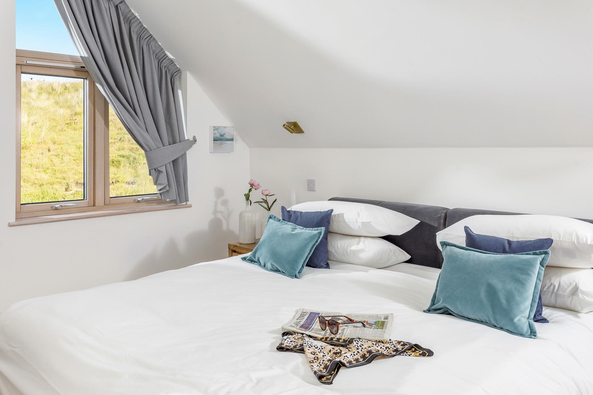 Sink into the soft sheets and drift into a dreamy night's sleep.