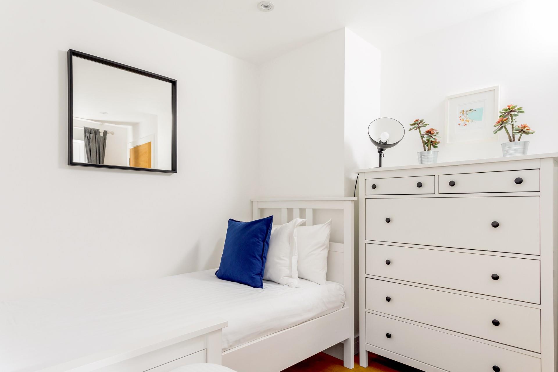 Unpack all your beach clothes in the beautiful furnishings.