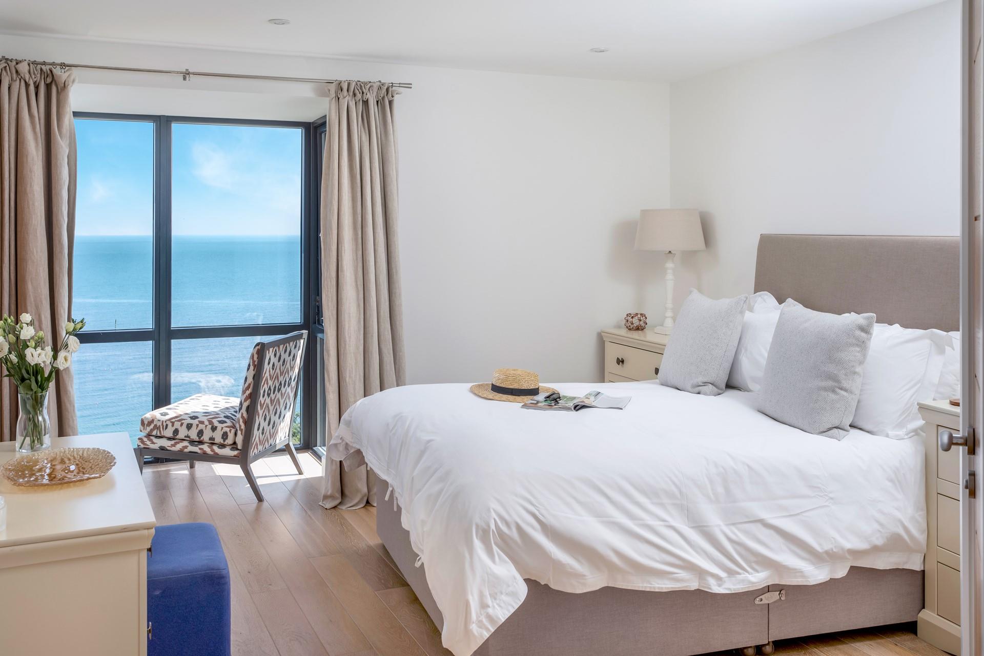 Wake up to turquoise waters as far as the eye can see.