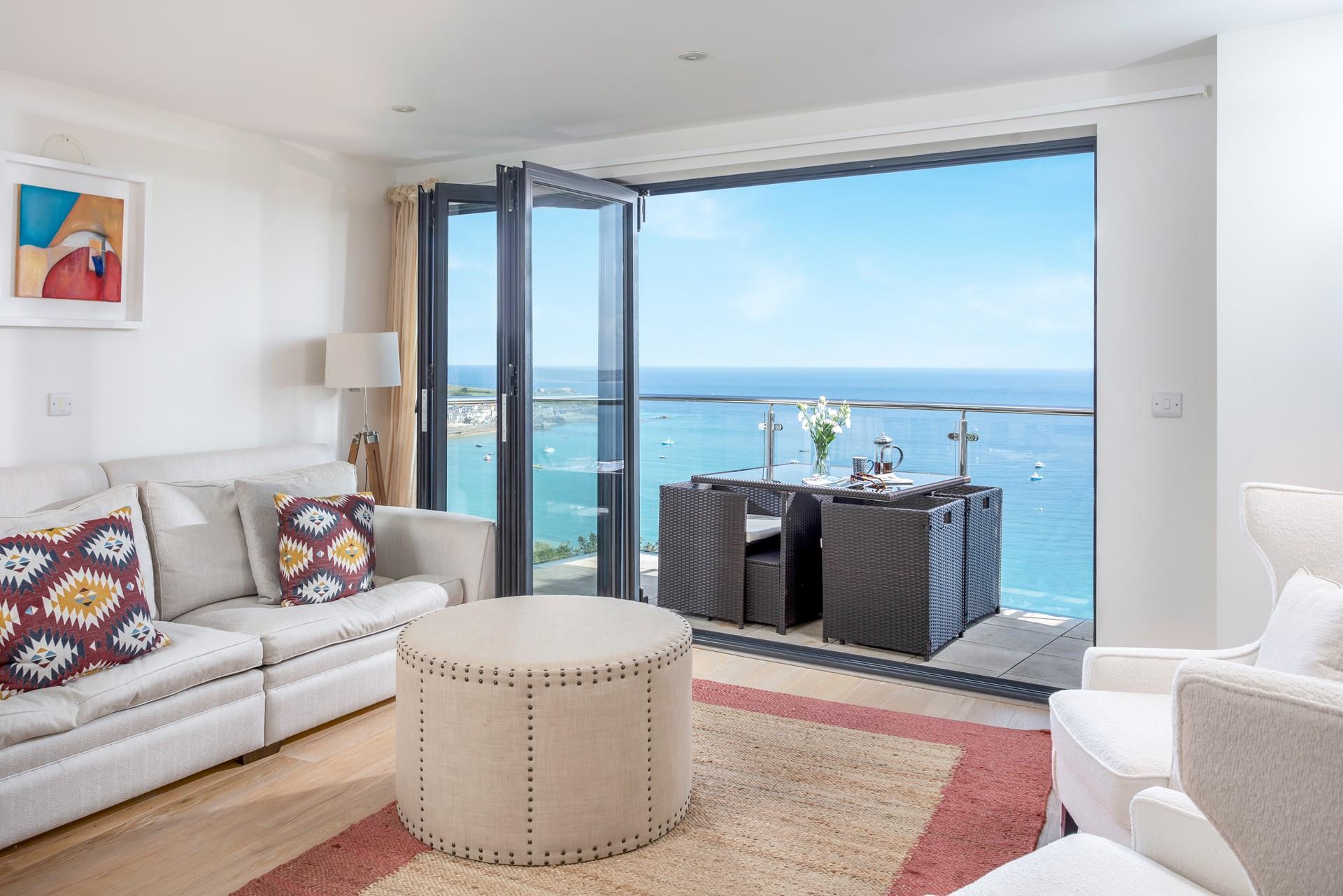 Sip your morning coffee with a side of sea views.