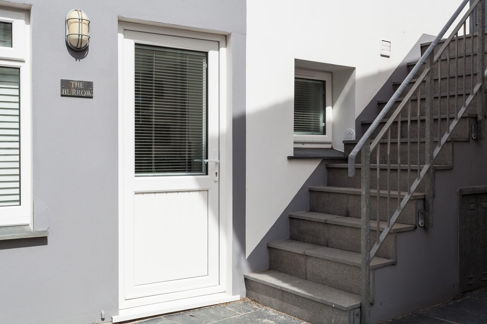 Located on Burrow Road just a few steps away from the white sandy Porthgwidden beach.