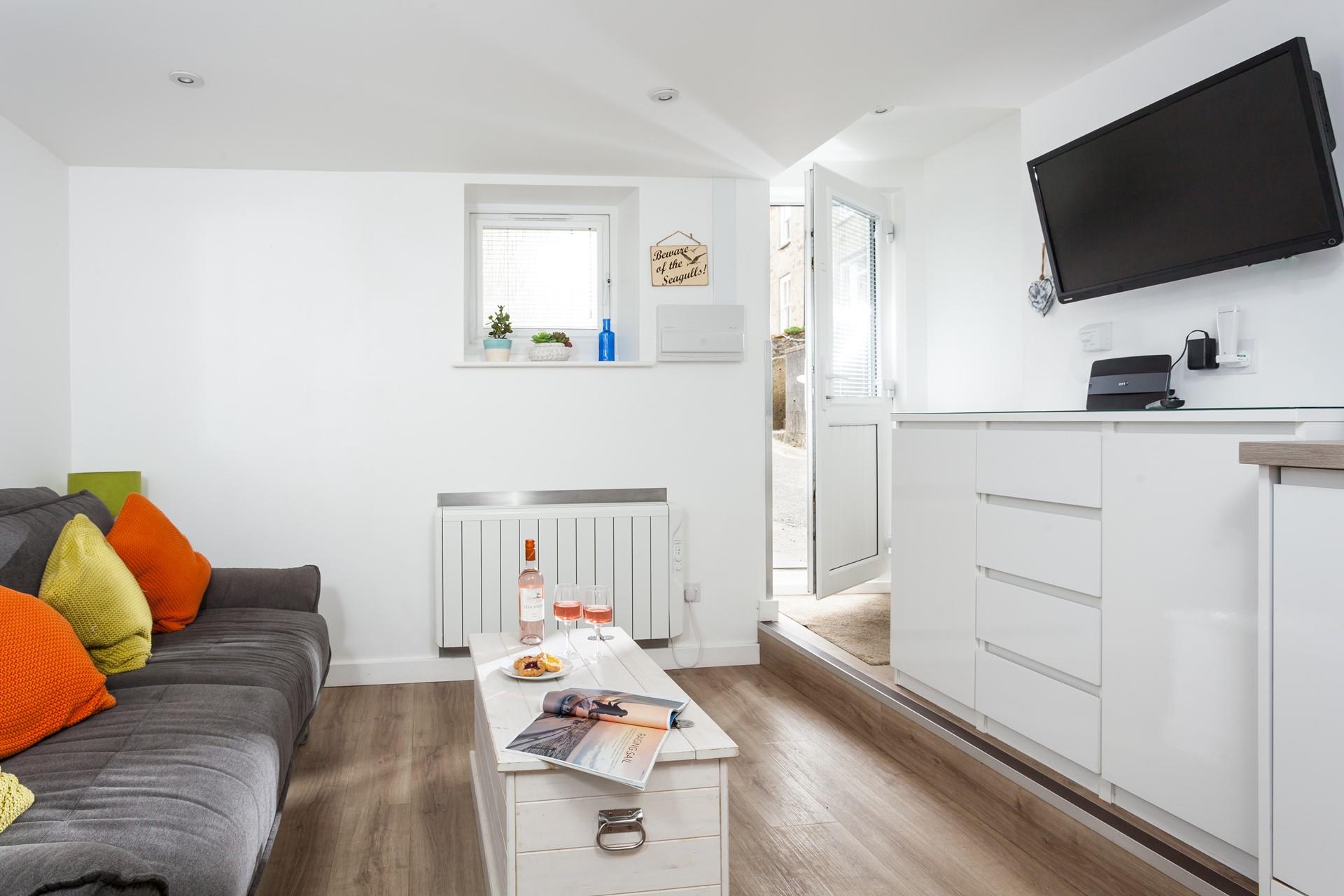 Put a good film on the TV and enjoy an evening with the fresh breeze flowing through.