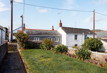 There is space for the kids to play in the lovely garden.