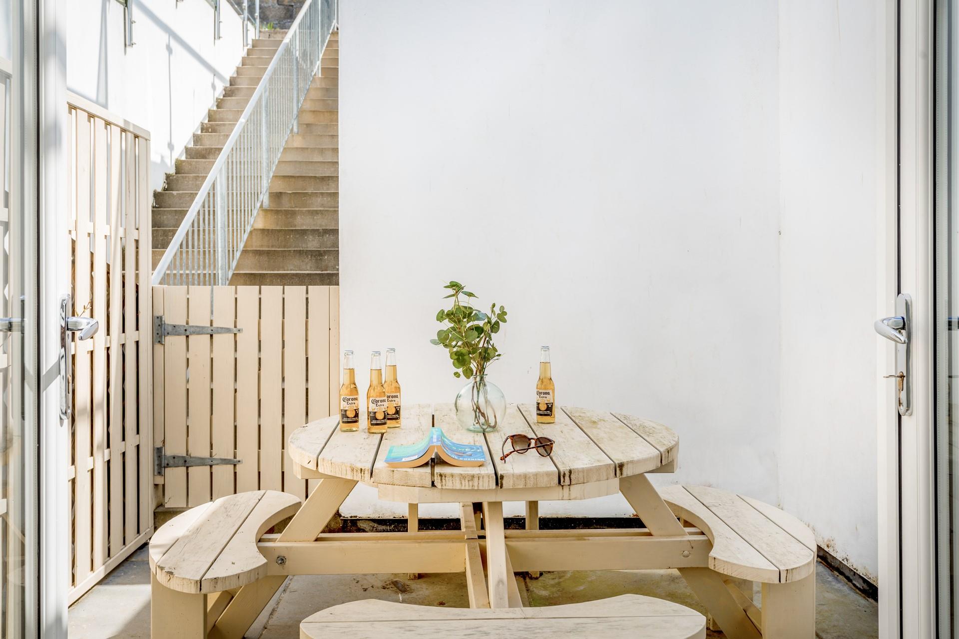 Sit outside in the afternoon sun sipping your favourite drink.