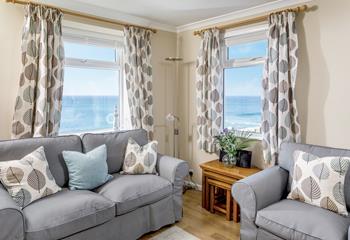 Sink into the plush sofas after a day of walking the coast path.