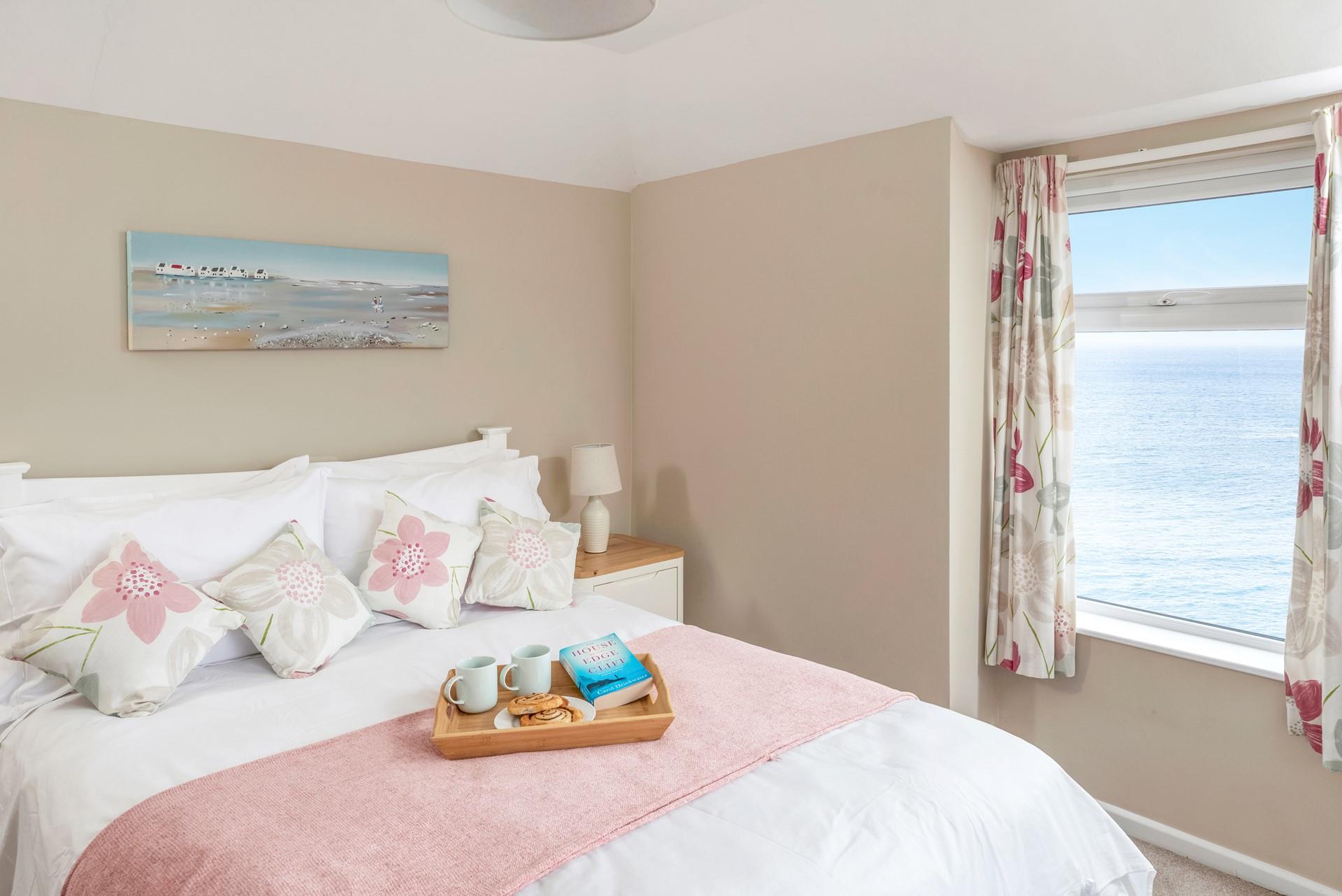 Treat yourself to breakfast in bed with a view.