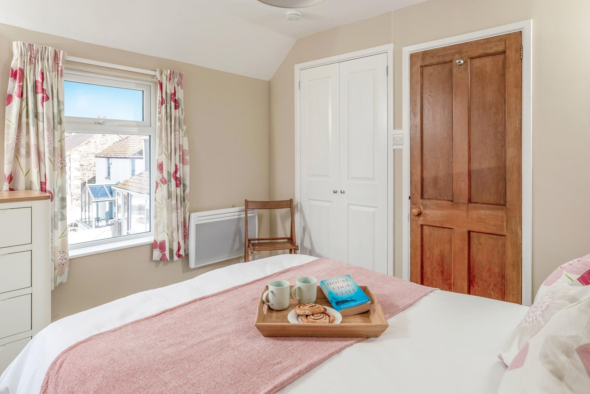 Get stuck into a good book before drifting off for a peaceful night's sleep.