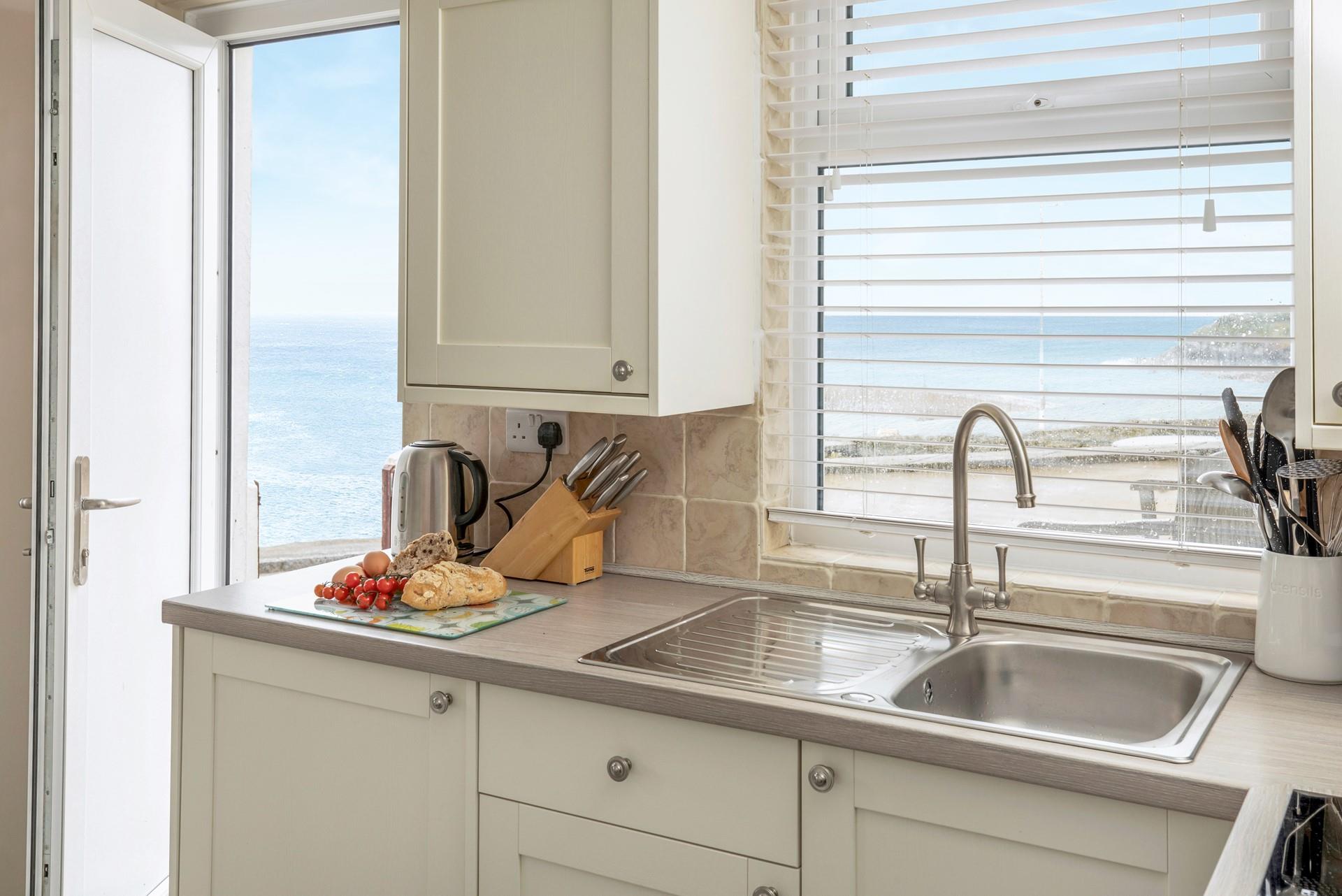 You can even enjoy the view whilst washing up!