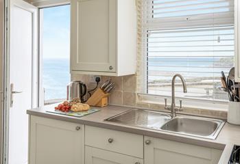 You can even enjoy the view whilst washing up!