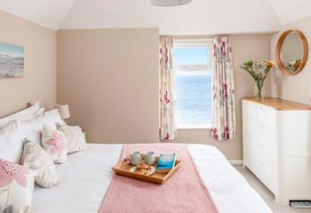 Wake up to the most stunning sea views and sip a coffee whilst deciding on the day's plans.