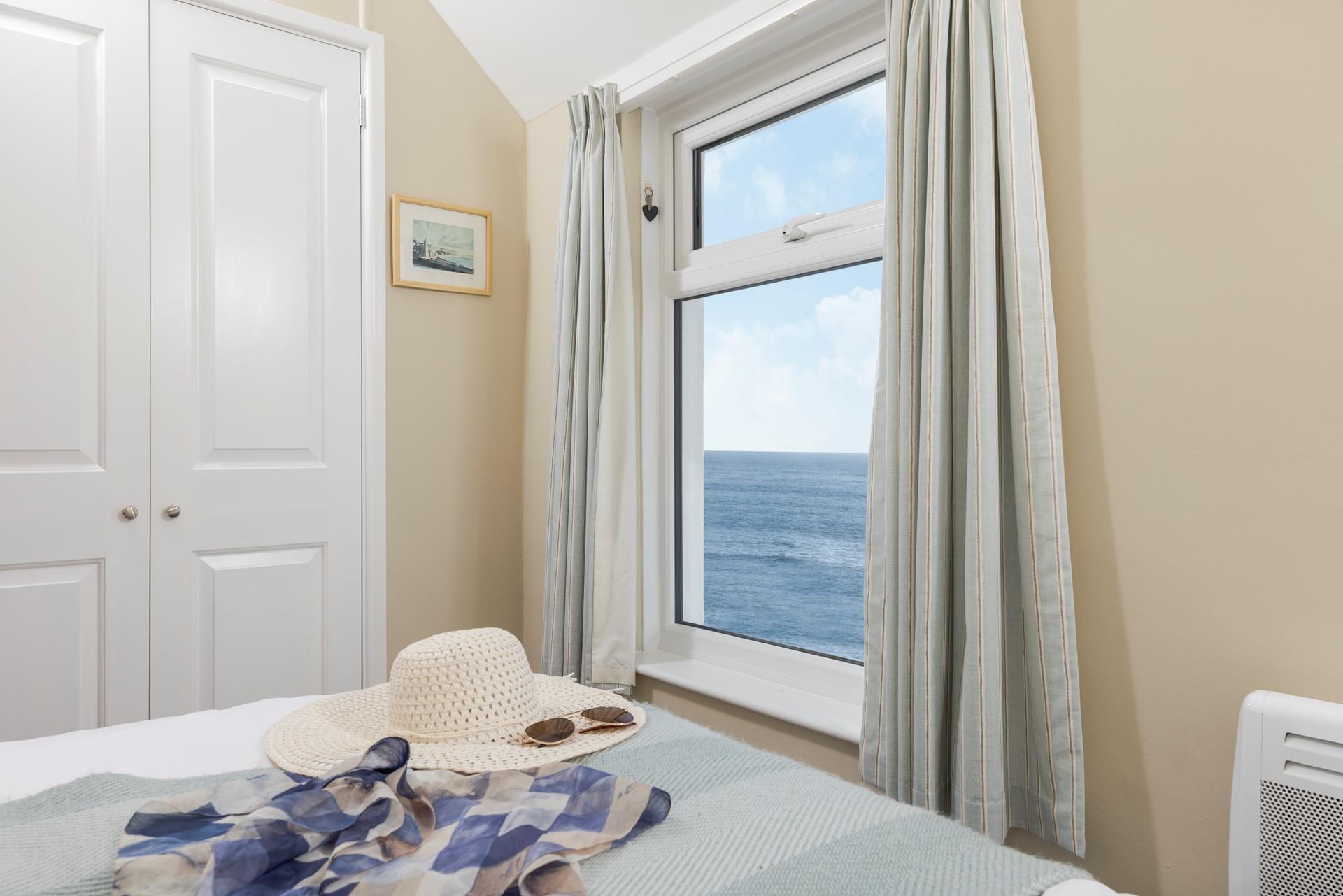 Bedroom 2 boasts far-reaching sea views too!