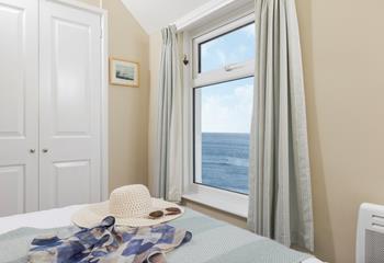 Bedroom 2 boasts far-reaching sea views too!