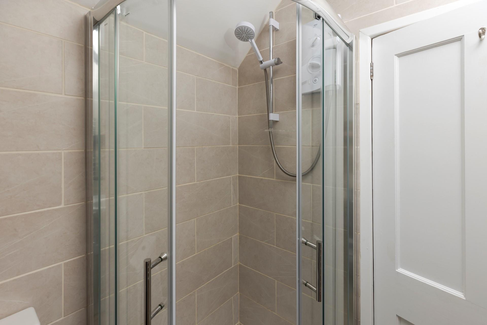 Step into an invigorating shower after a hike around the coast!