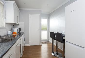 The walk-in larder is perfect for grabbing bits for a hearty breakfast or picnic to take to the beach.