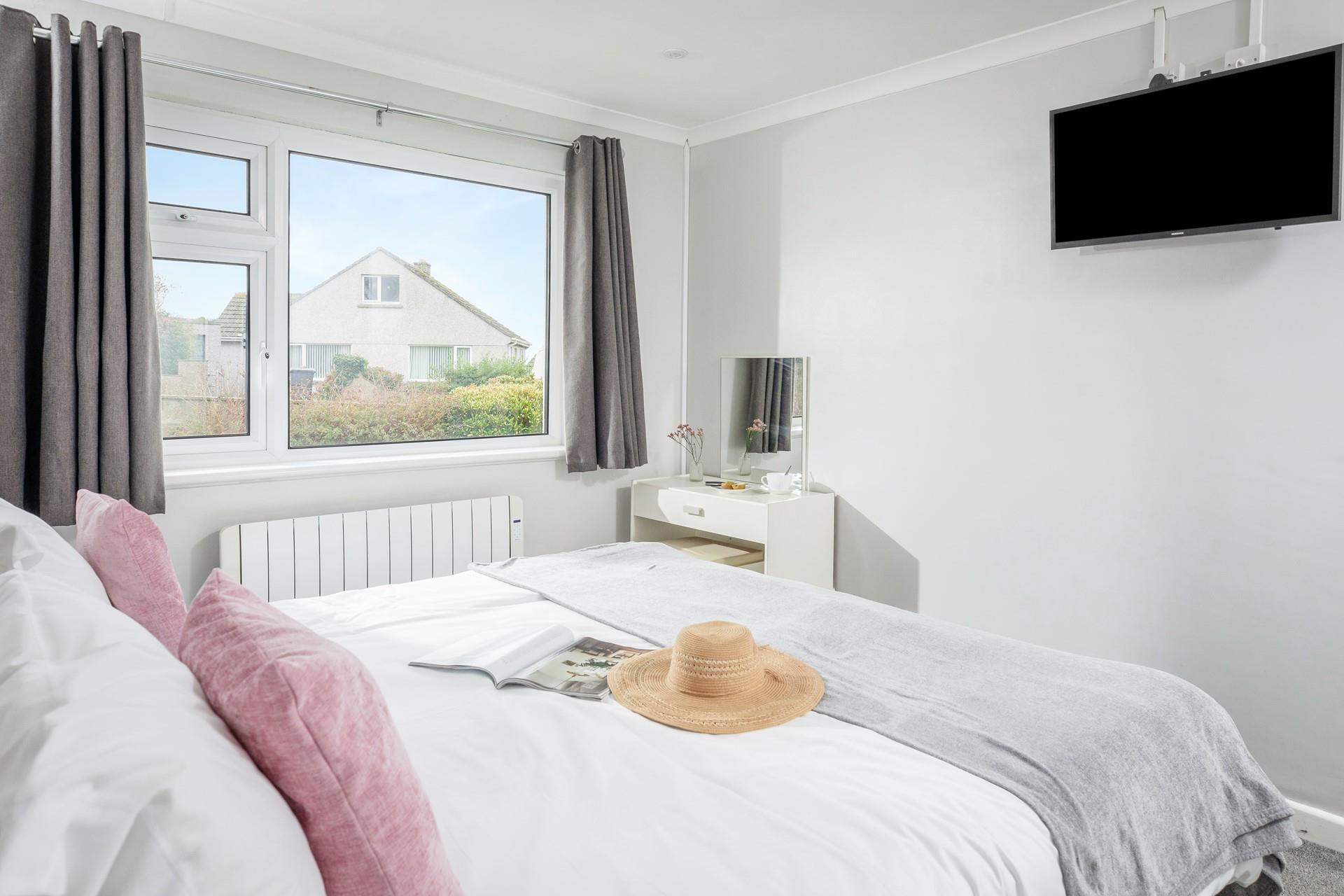 The bedrooms are spacious and the ideal base to return to.