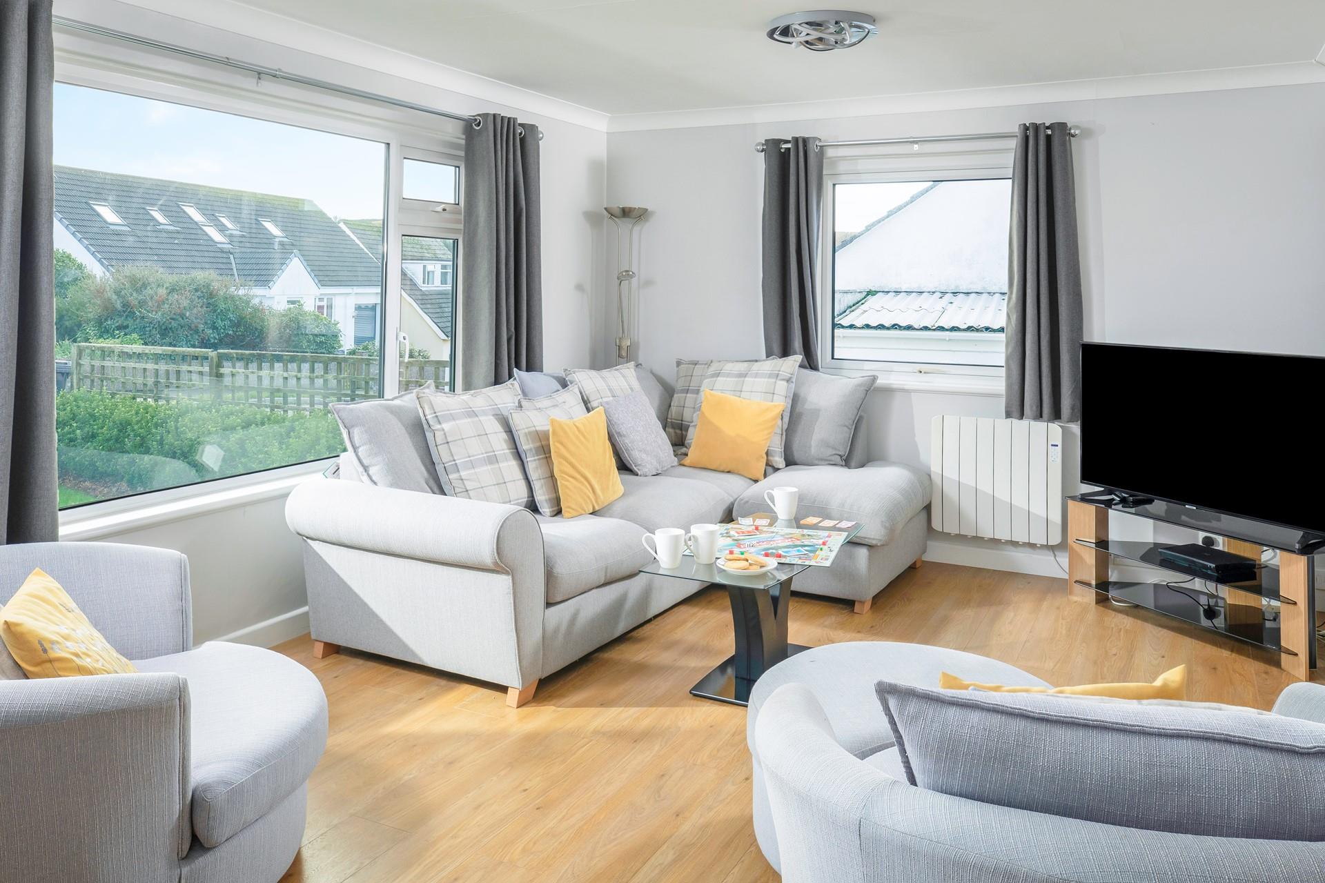 Put your feet up and unwind after a day spent walking the coast path.