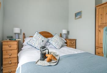 Wake up to sea glimpses as you sip your morning cuppa.