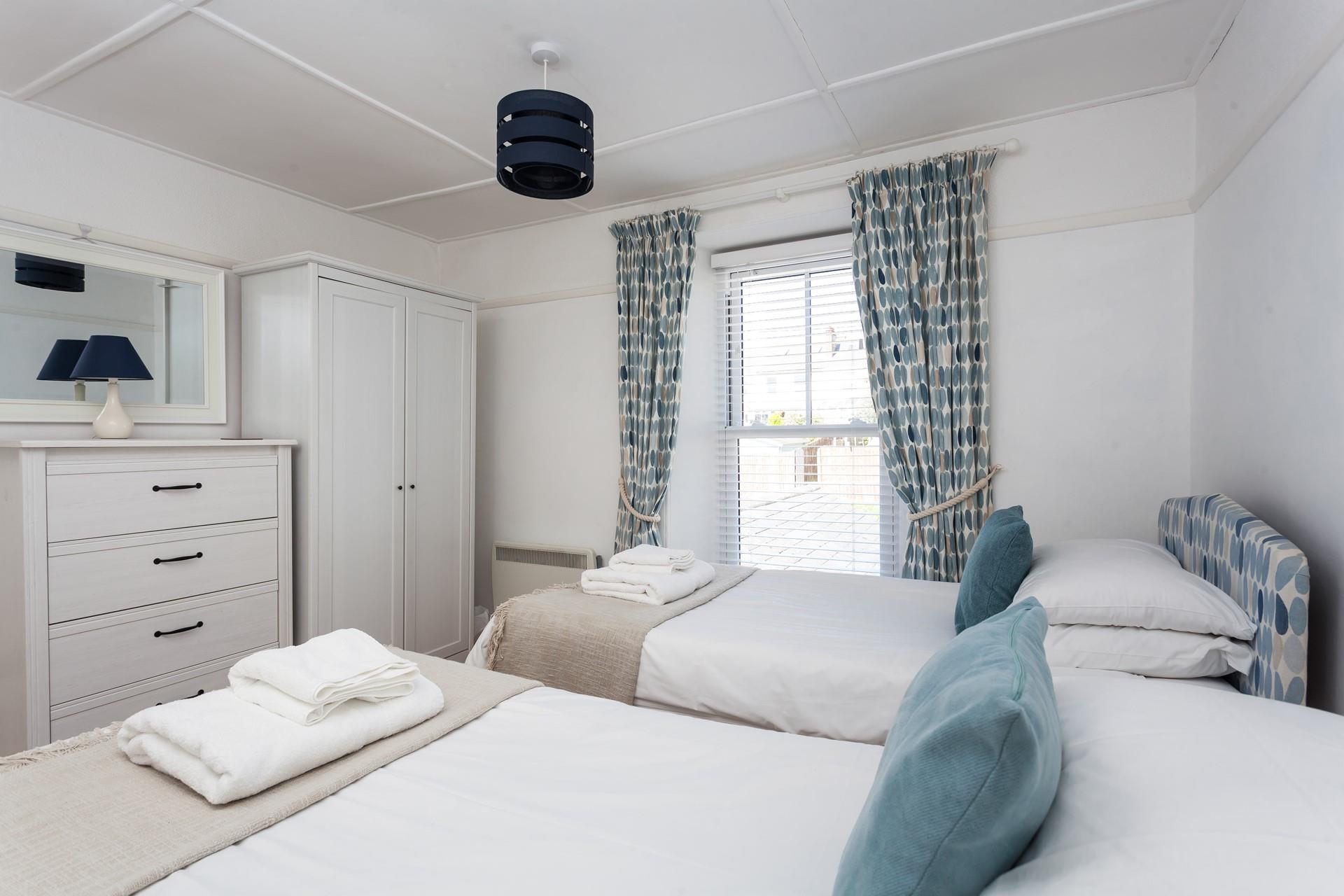 There is ample storage space to unpack in.