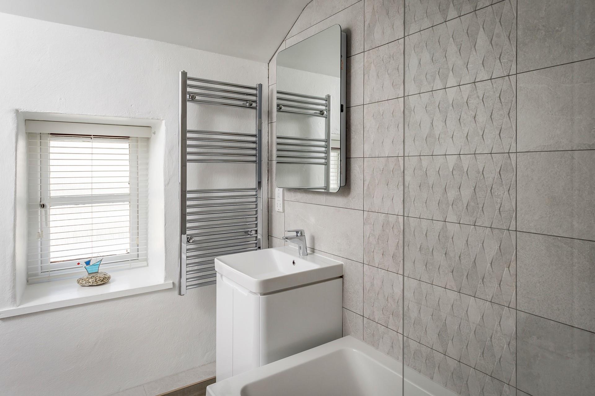 Take towels straight from the heated rail after a morning shower.