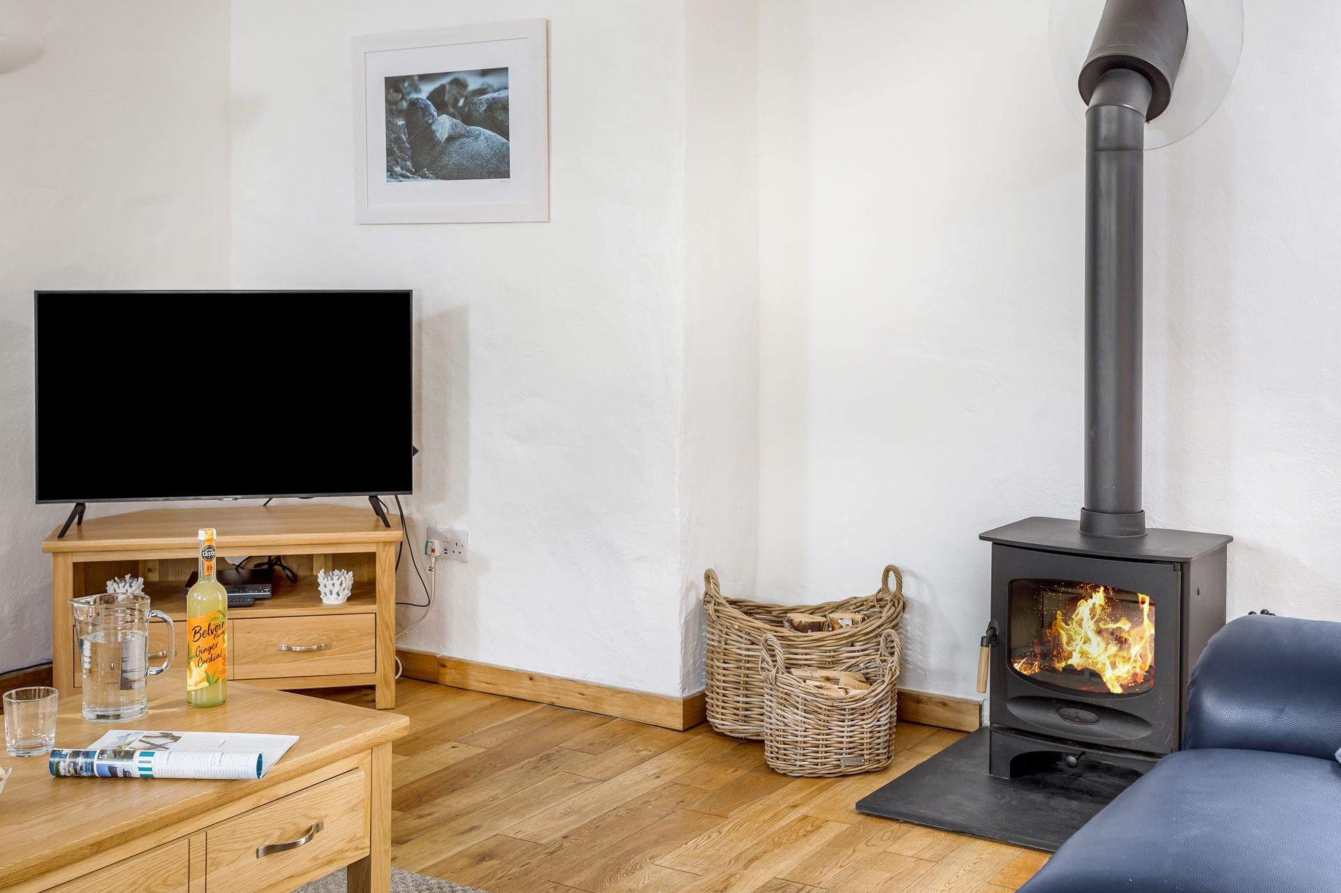 Light the woodburner and snuggle up on a chilly winter evening.