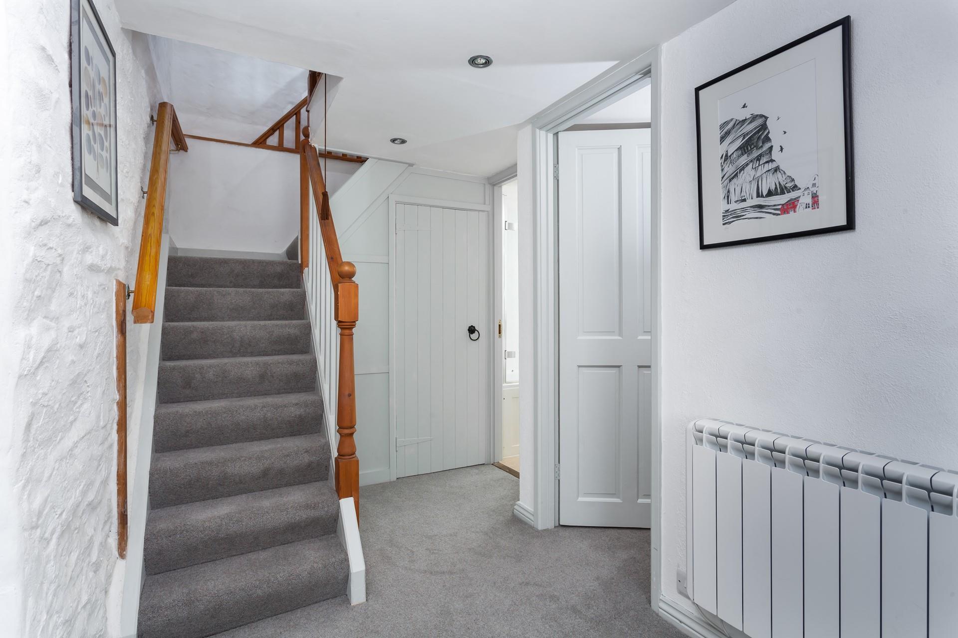 Climb the stairs after a relaxing night's sleep to make a hot coffee.