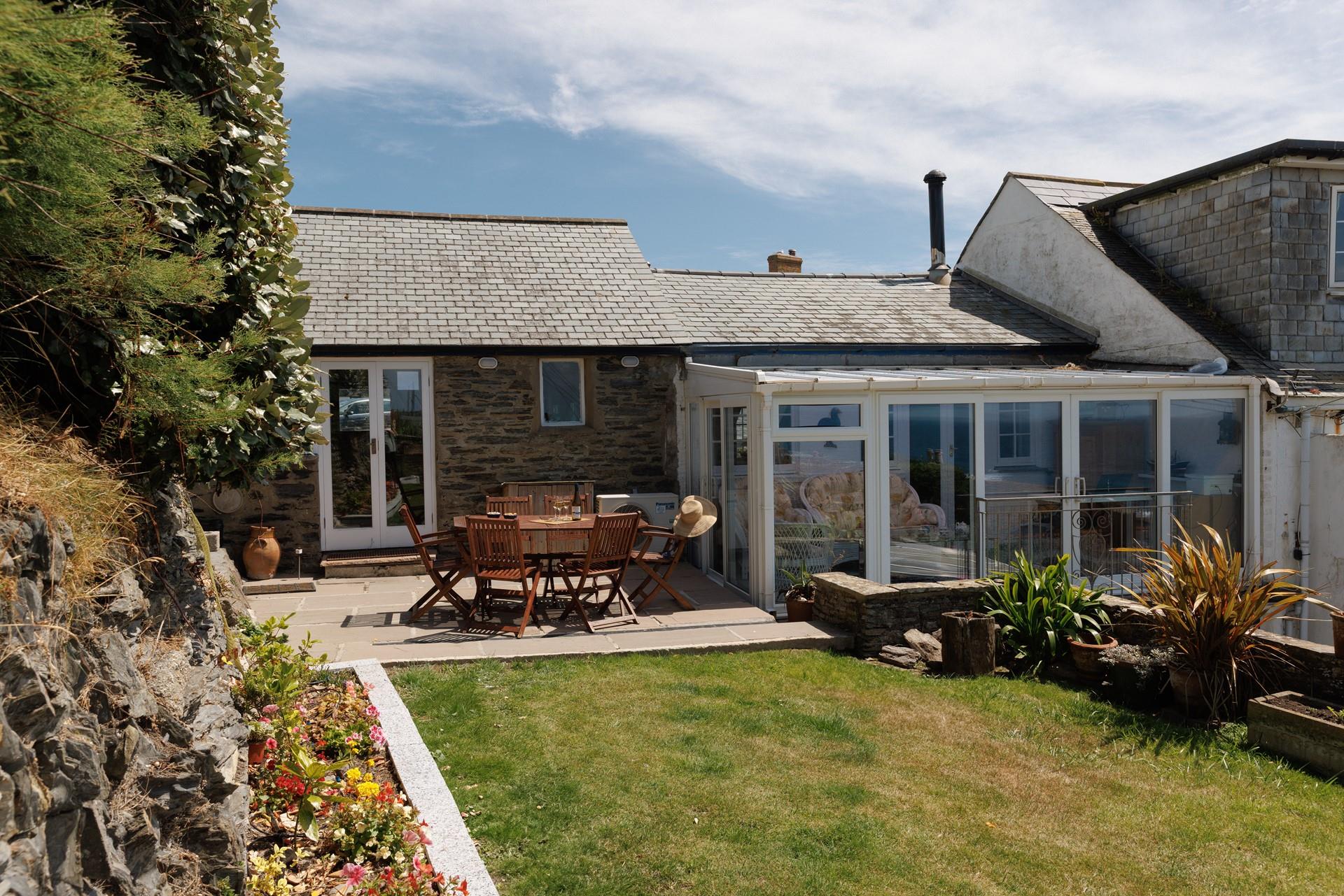 Al fresco dining is a must with the lovely views from the garden!