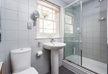 The bathroom is the perfect space to get ready to head out for the evening.