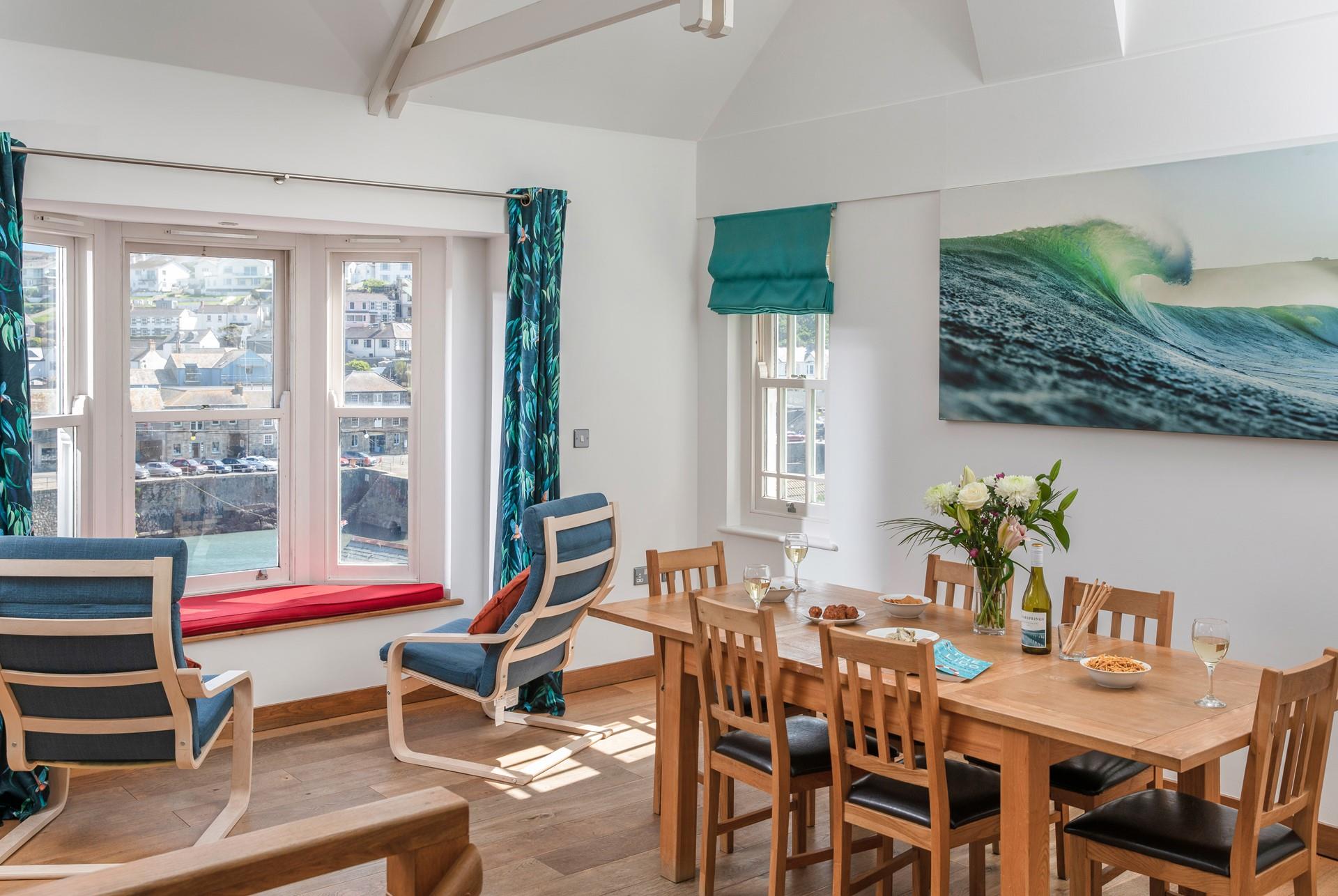 Your furry friend can come along with you to this dog-friendly property.