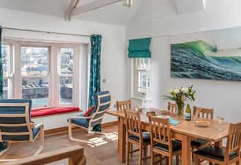 Your furry friend can come along with you to this dog-friendly property.