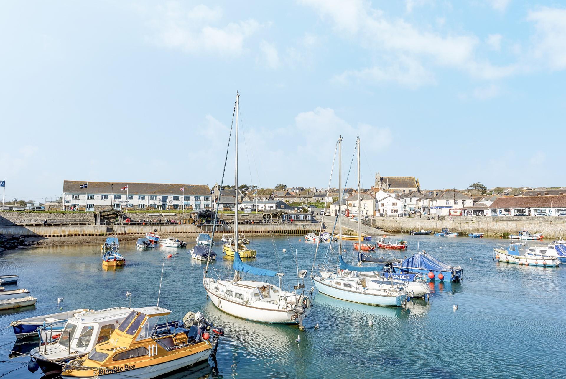 Take a stroll around the harbour on sunny days or storm watch from your window in the winter.